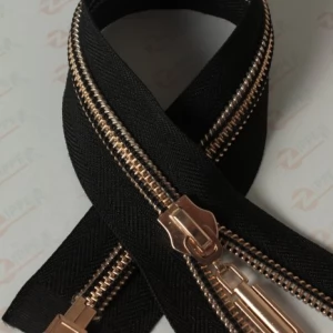 Спіральна блискавка Тип 10, ланка Gold-rose, 100см.  1б.
