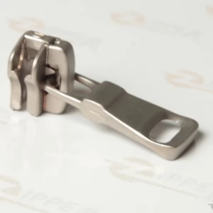Бігунок Тип 5 язічок для металевої блискавки GUN METAL, з фікс (100шт.) 