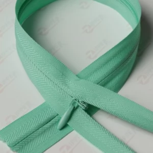 Спиральная молния Тип 3 ПОТАЙНАЯ х/б цвет тесьмы мята, 50см. Iб.