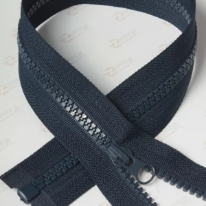 Тракторна блискавка Тип 5  колір синій  довжина 80см. 1бігунок лопатка