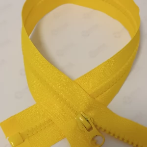 Тракторна блискавка Тип 5 колір жовтий, довжина 80см. 1бігунок лопатка