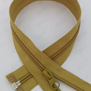 Спіральна блискавка Тип 5 колір гірчиця 510, 80см. 1бігунок лопатка