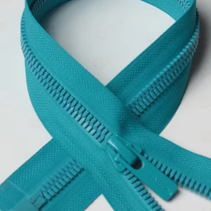 Тракторна блискавка Тип 8 шліфований зуб 80см., Колір лагуна