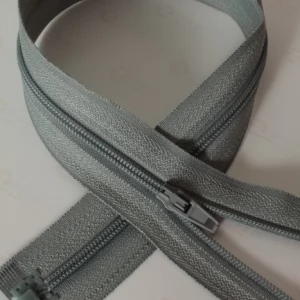 Спіральна блискавка Тип 3 колір тасьми сірий, 160см.  1б.