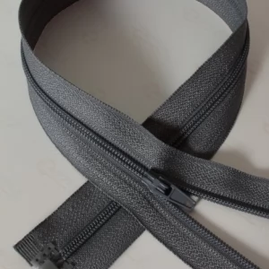 Спіральна блискавка Тип 3 колір тасьми темно-сірий, 160см.  1б.