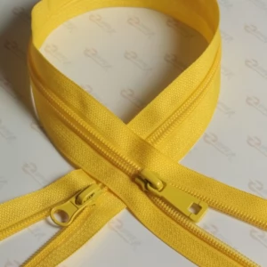 Спіральна блискавка Тип 7 колір жовтий, 100см.  2б.