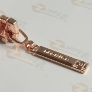 Бігунок Тип 5 FASHION + на спіральну блискавку, GOLD, з фікс.  (100шт.)