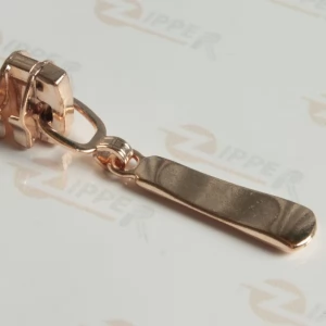 Бігунок Тип 5 ПЛАНКА на спіральну блискавку, GOLD, з фікс.  (100шт.)