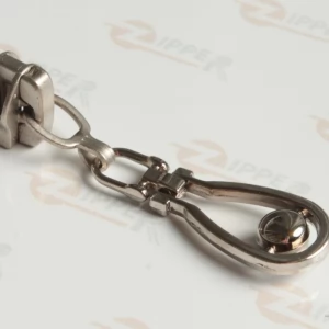 Бігунок Тип 7 зі стразами 3260 для спіральної блискавки, нікель (50шт.)