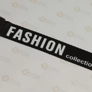 Бігунок Тип 5 з тасьмою FASHION 2 * 13см.  на спіральну блискавку, темний нікель з фікс.  (50шт.) Шх.
