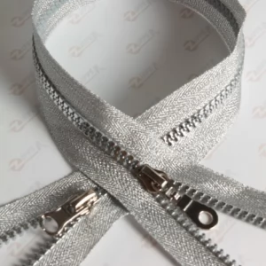 Тракторная молния Тип5 SILVER парча, 100см.2б.