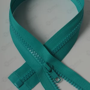 Тракторна блискавка Тип 5 колір лагуна 549, довжина 80см. 1бігунок лопатка