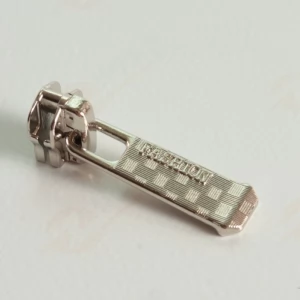 Бігунок Тип 3 язичок FASHION для металевої блискавки, NICKEL, з фіксатором (100шт.)