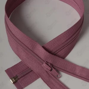 Спіральна блискавка Тип 5 колір пильно-рожевий ТА276, 80см. 1бігунок лопатка