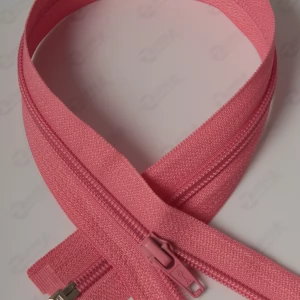 Спіральна блискавка Тип 5 колір персик 813, 80см. 1бігунок лопатка