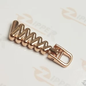 Пулер для бігунка метал золото zig zag  (100шт.)