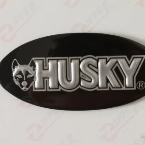 Нашивка HUSKY черная