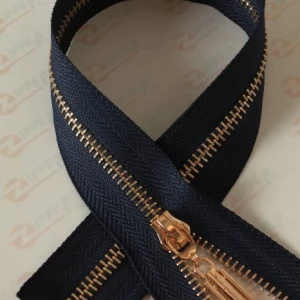 Металева блискавка тип 5 синій, ланка GOLD, 80см.  I б.