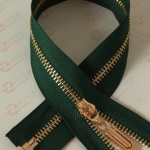 Металева блискавка тип 5 пляшка, ланка GOLD, 80см.  I б.
