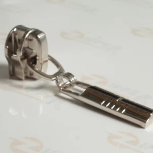 бігунок Тип 5 з фарбою 7163 на спіральну блискавку, нікель, шх, з фікс. 