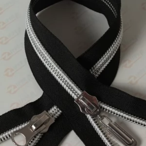 Спіральна блискавка Тип 10, ланка Silver, 100см.  2біг