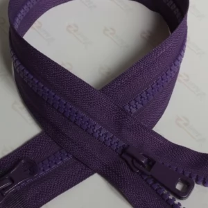 Тракторна блискавка Тип 5 слива, 100см. 2бігунка 